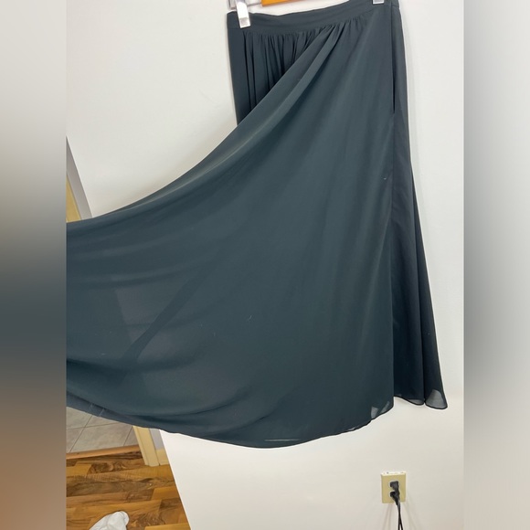 Vintage 80s Wayne Clark Chiffon Extra Wide Leg Pants Sz 26 - Picture 6 of 13